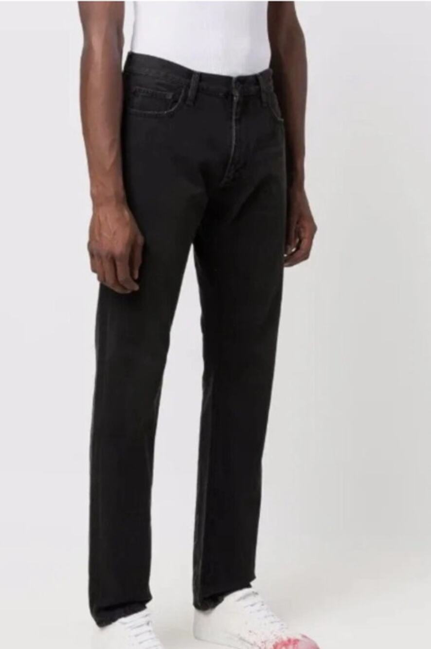Off-White Industrial Skinny Jeans Black 100% Cotton 38